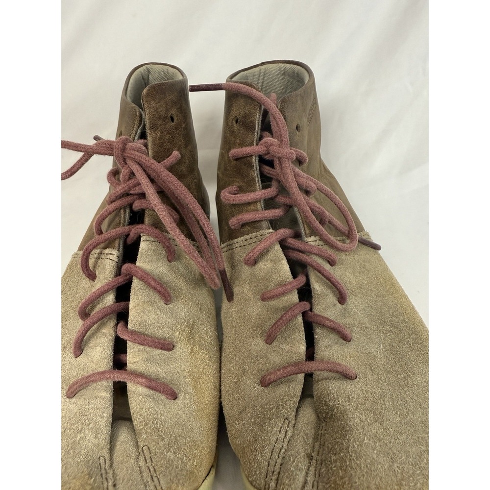 Keen East Side Booties Womens 7.5 Lace-up Leather Boots Brown Gray - Picture 6 of 11